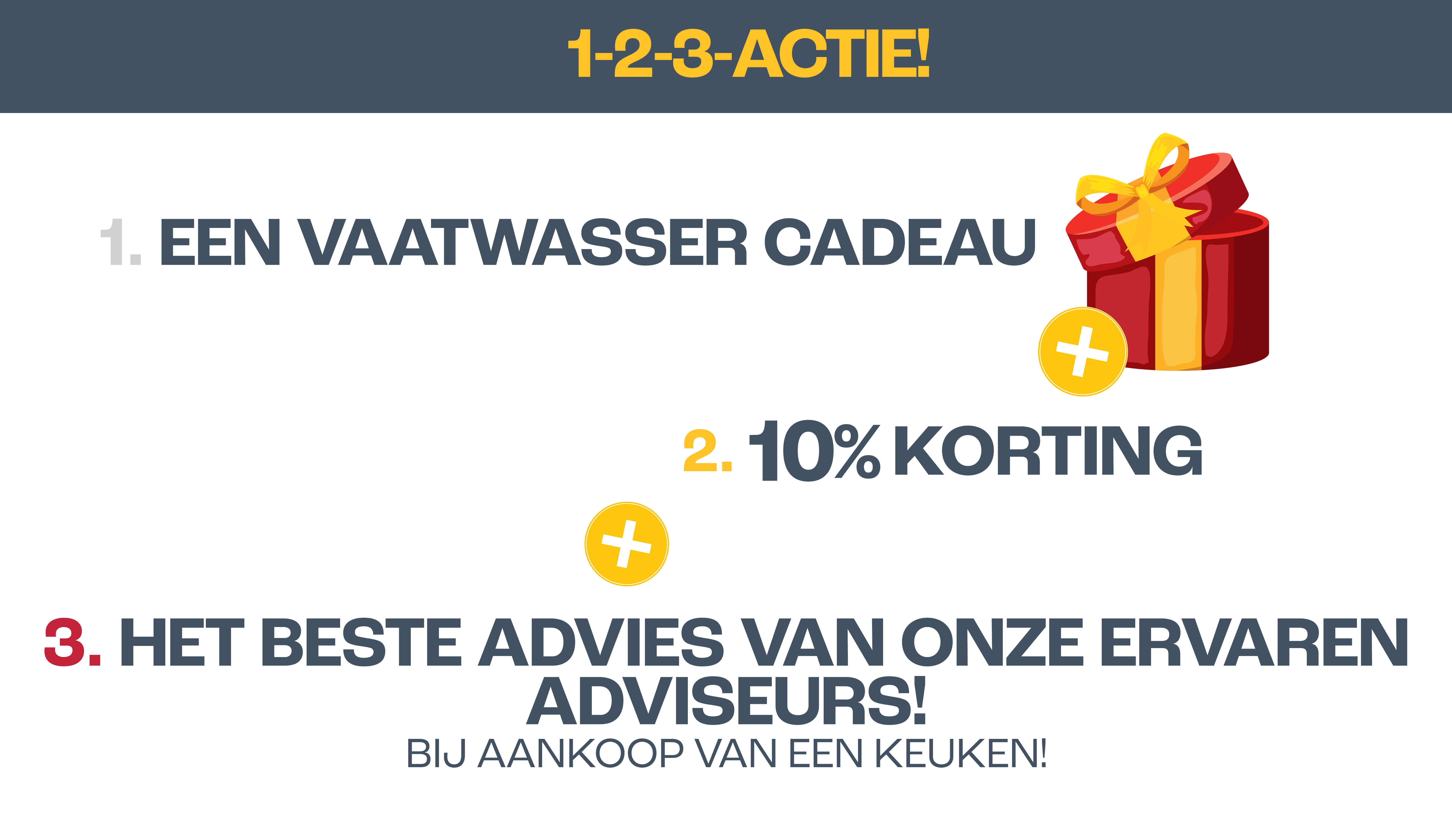 Vaatwasser cadeau + 10% korting + het beste advies
