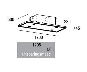 ABK Innovent PA07125HRZ afzuigkap afbeelding 1