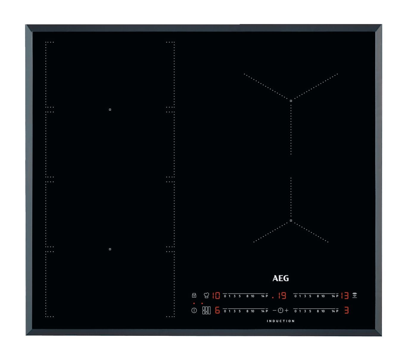 AEG IKE6447SFB kookplaat afbeelding 1