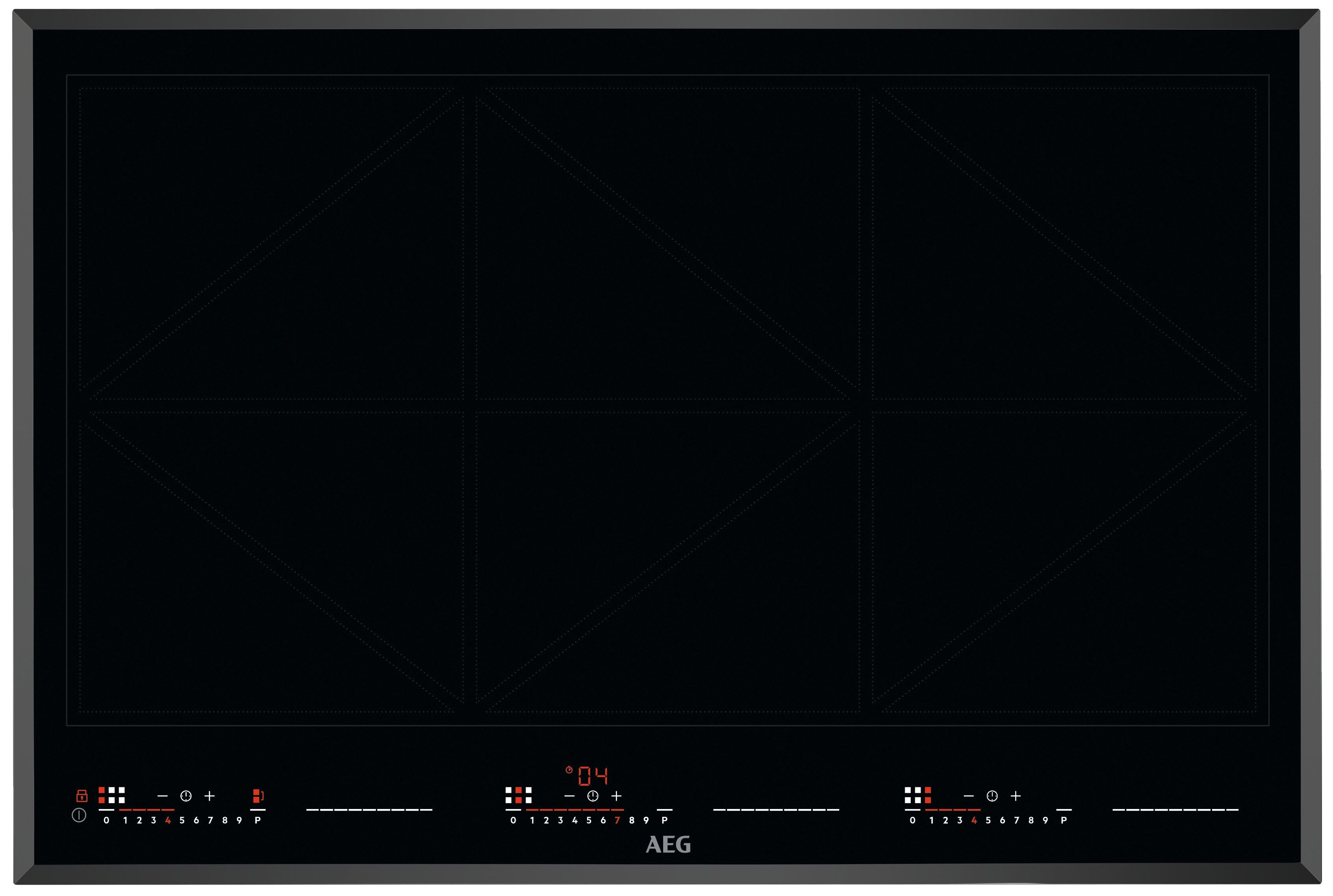 AEG IKK8668SFB kookplaat afbeelding 1