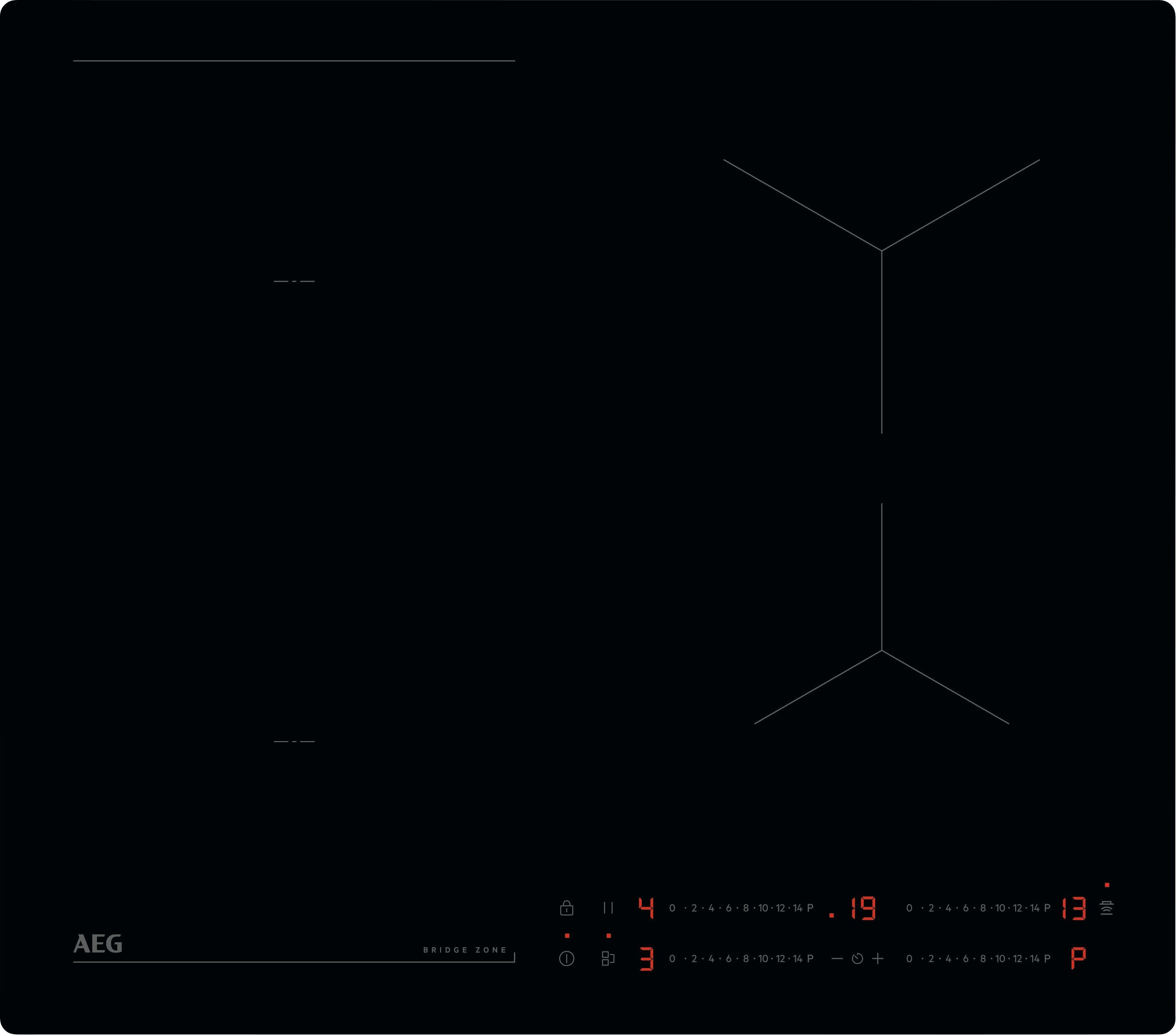 AEG NIO64B00IB kookplaat afbeelding 1