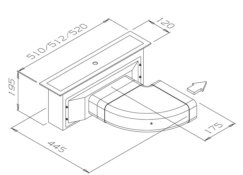 URS45-520CN Airo design afbeelding 2