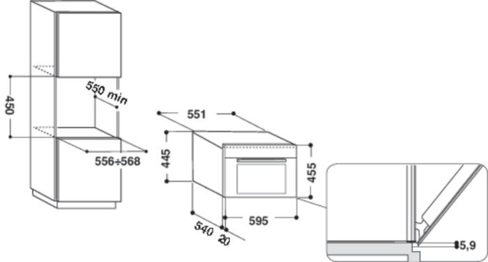 EMEK9P545PT Bauknecht afbeelding 2
