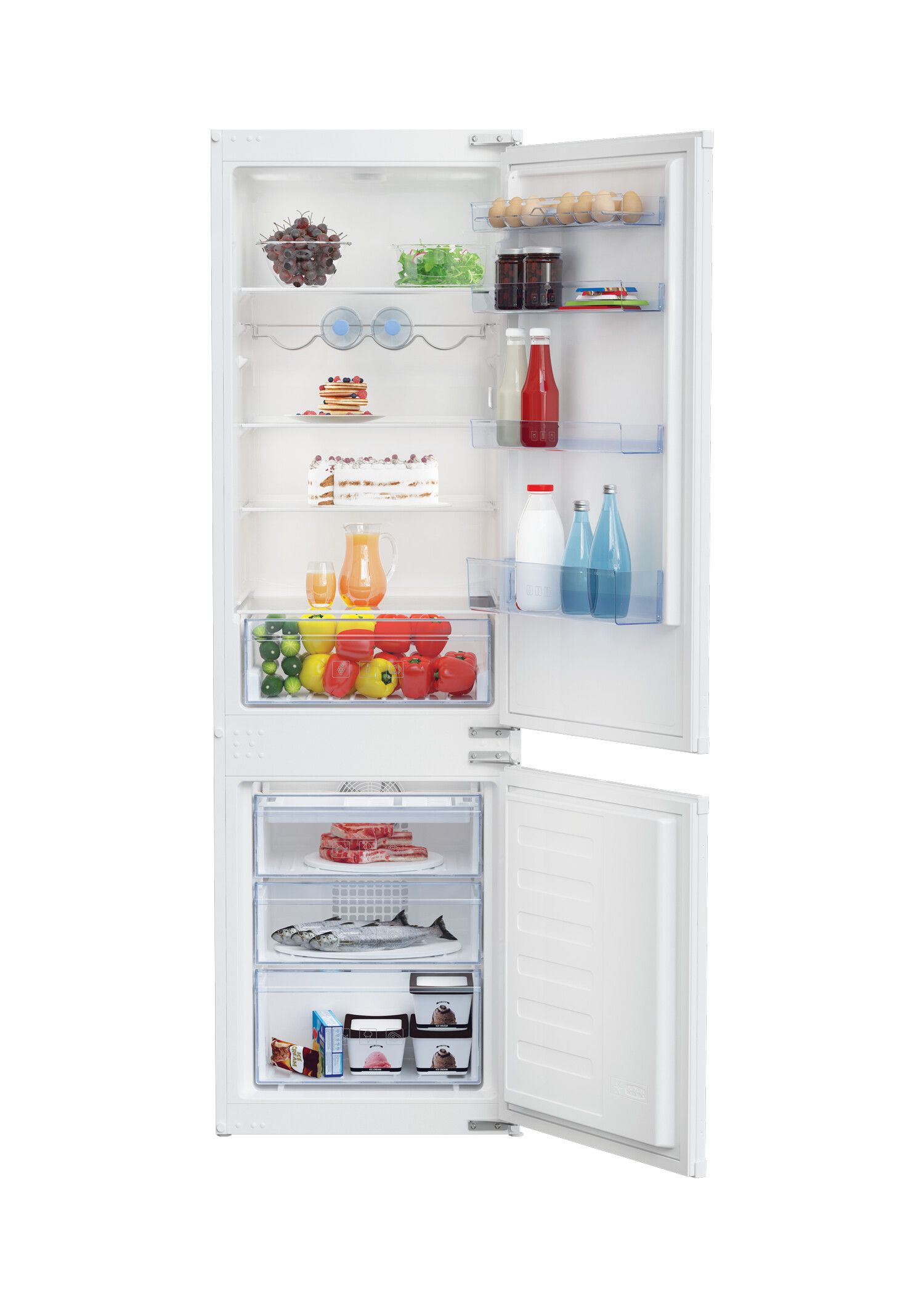 Beko BCHA275K3SN koelkast afbeelding 1