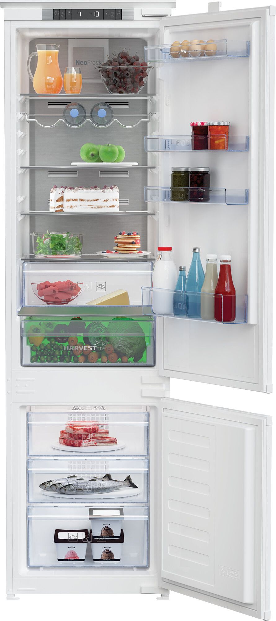 Beko BCNA306E3SN koelkast afbeelding 1