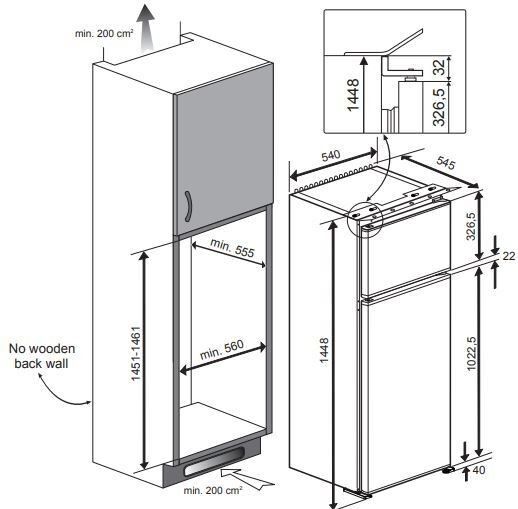BDSA250K3SN Beko afbeelding 2