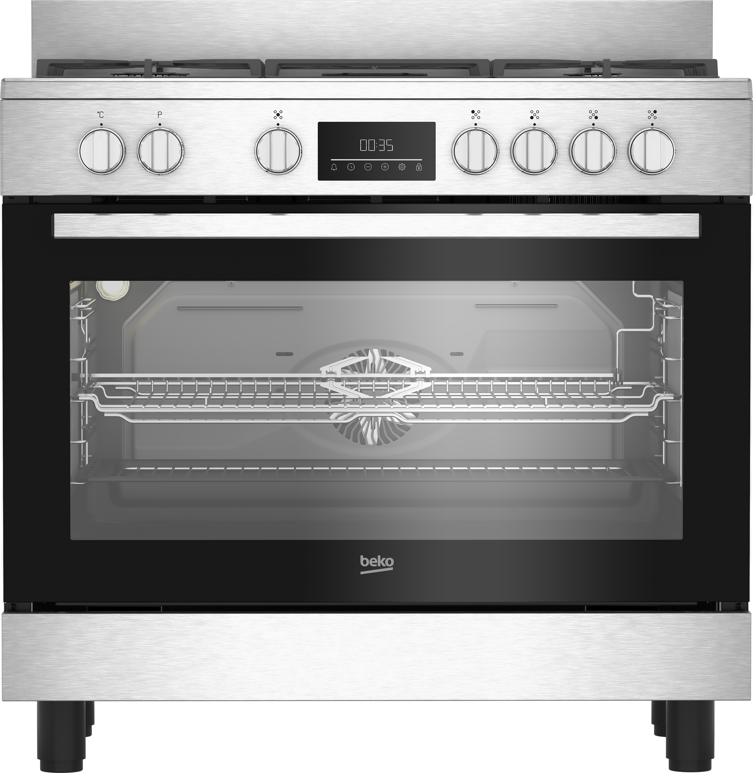 Beko BGM11227EXN fornuis afbeelding 1