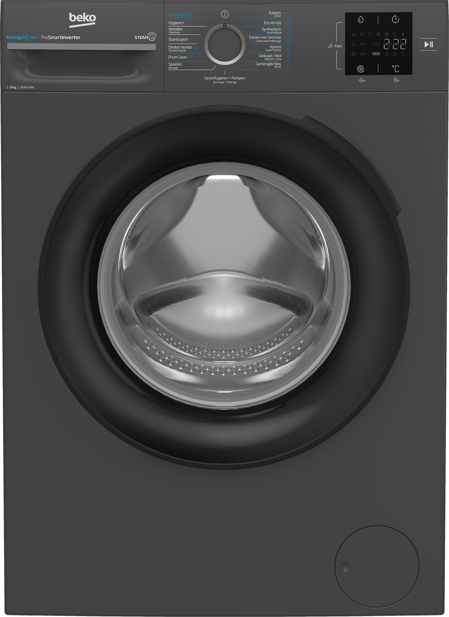 Beko BM3WFT3841A wasmachine afbeelding 1