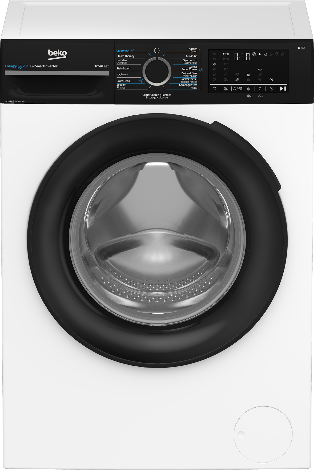 Beko BM3WFU41041B wasmachine afbeelding 1