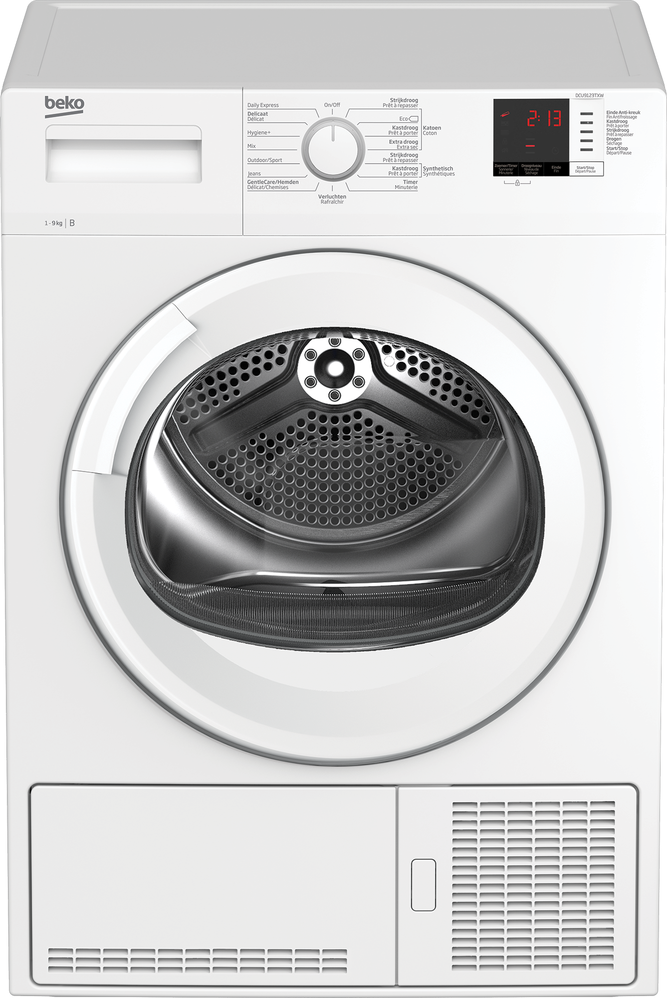 Beko DCU9123TXW wasdroger afbeelding 1