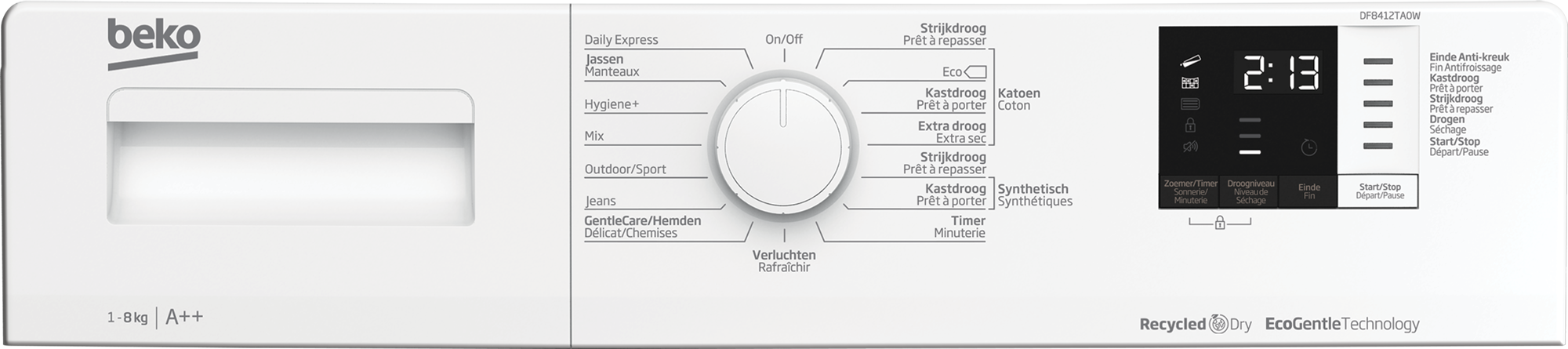DF8412TA0W Beko afbeelding 2
