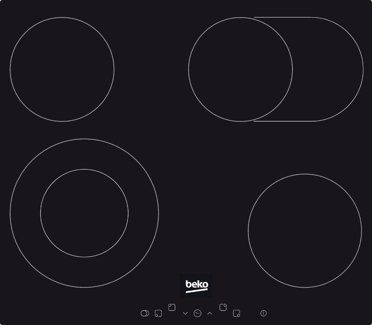 Beko HIC64403 kookplaat afbeelding 1