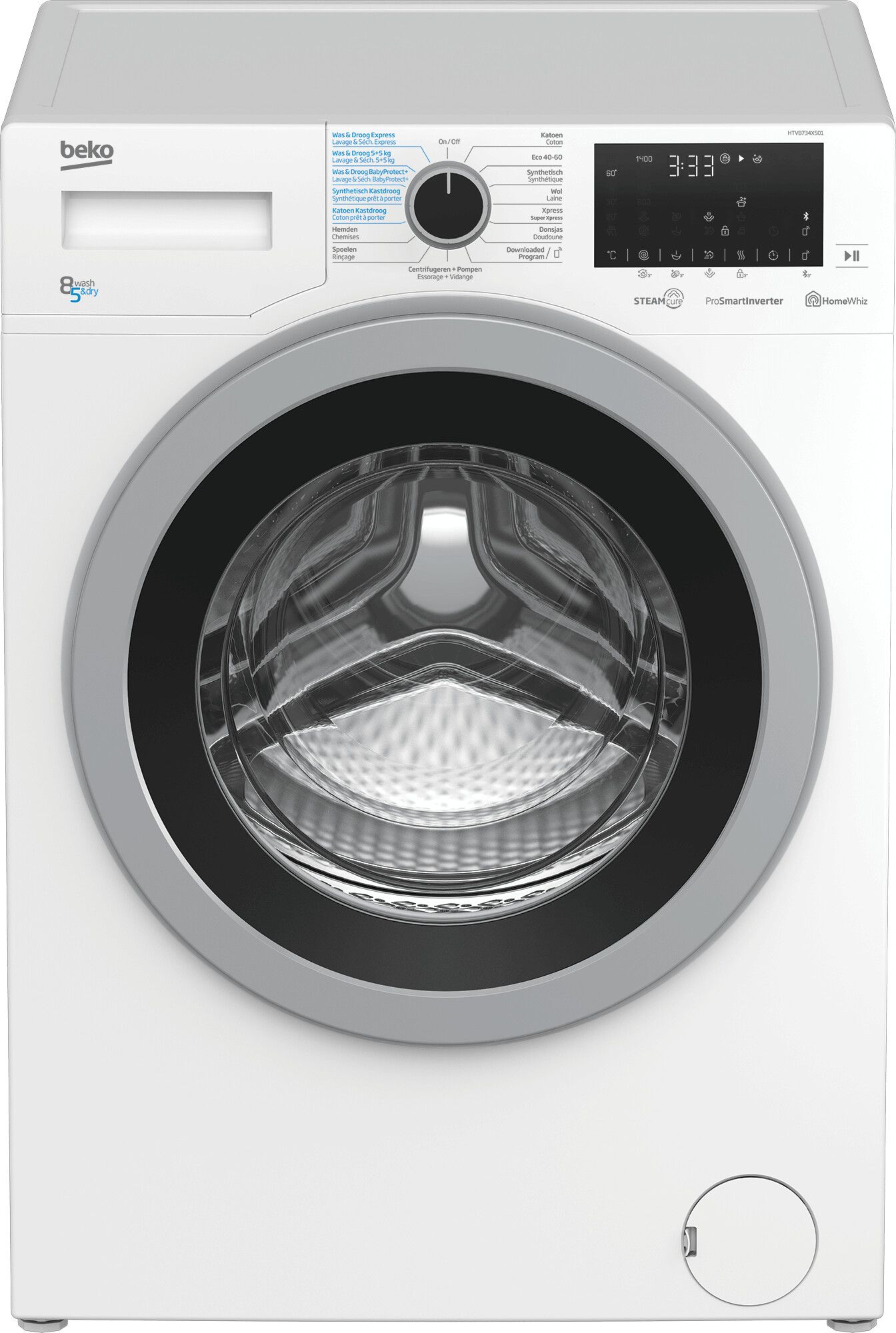 Beko HTV8734XS01 wasmachine afbeelding 1