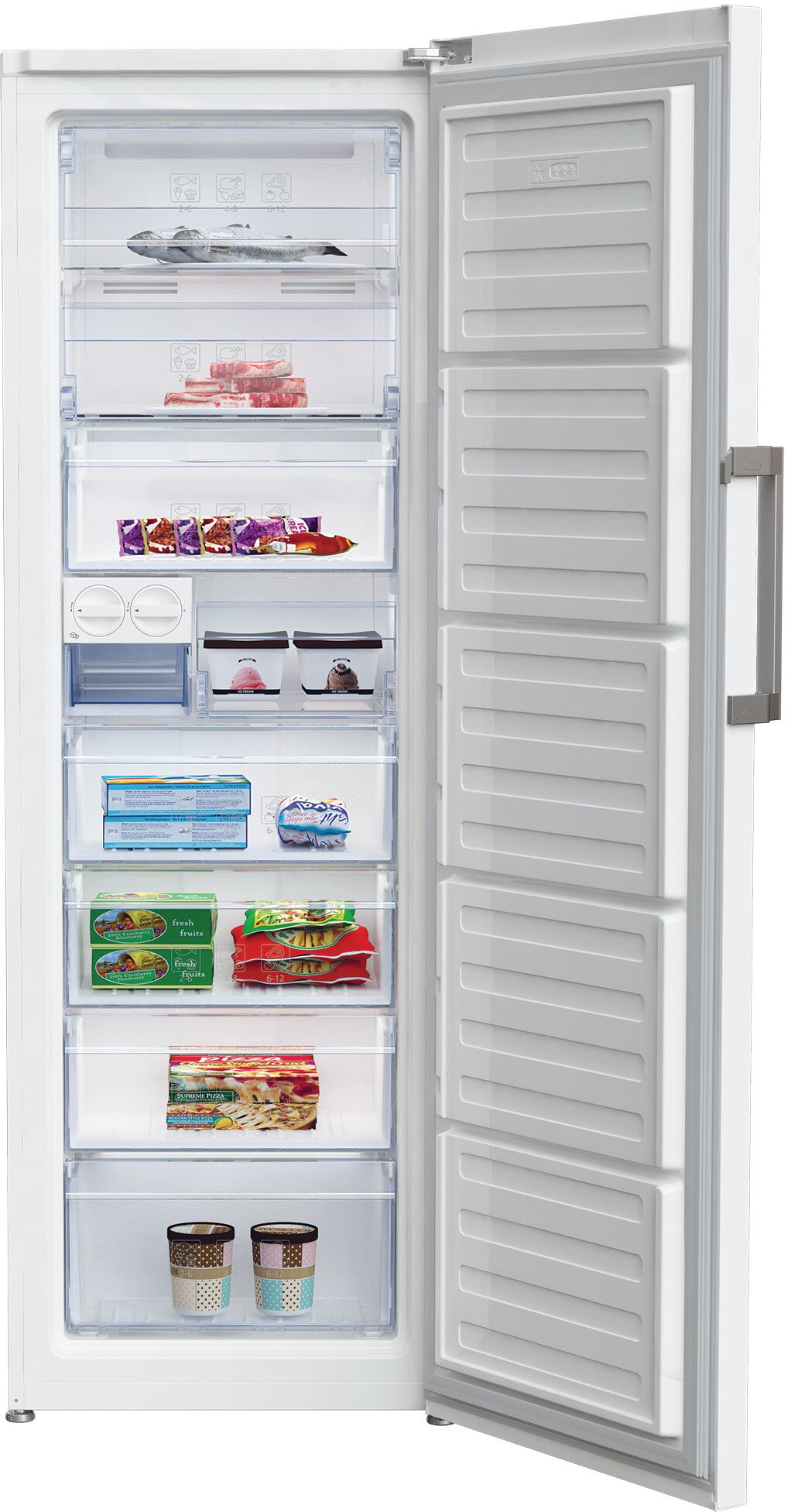 Beko RFNE312E43WN fornuis afbeelding 1