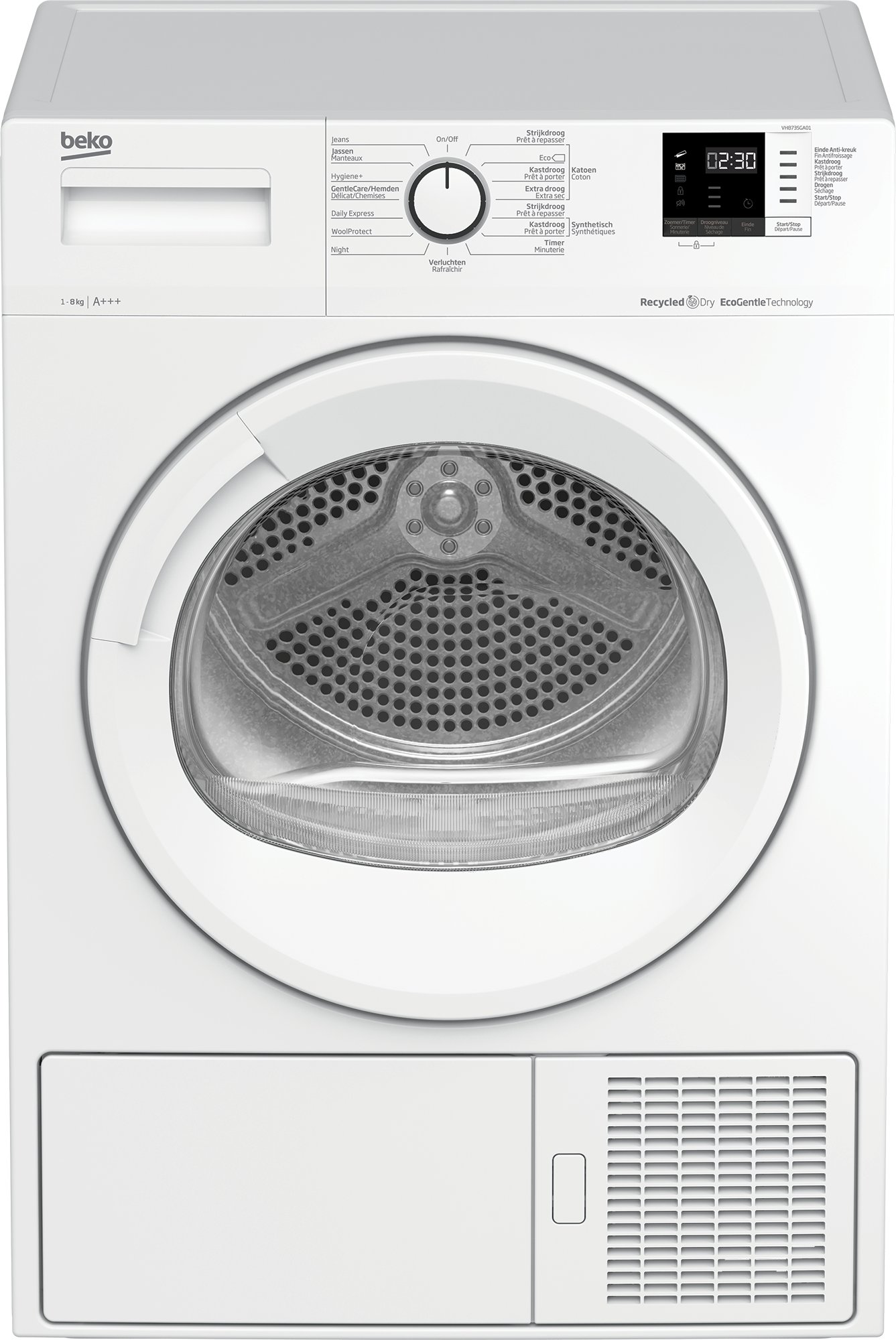 Beko VH8735GA01 wasdroger afbeelding 1