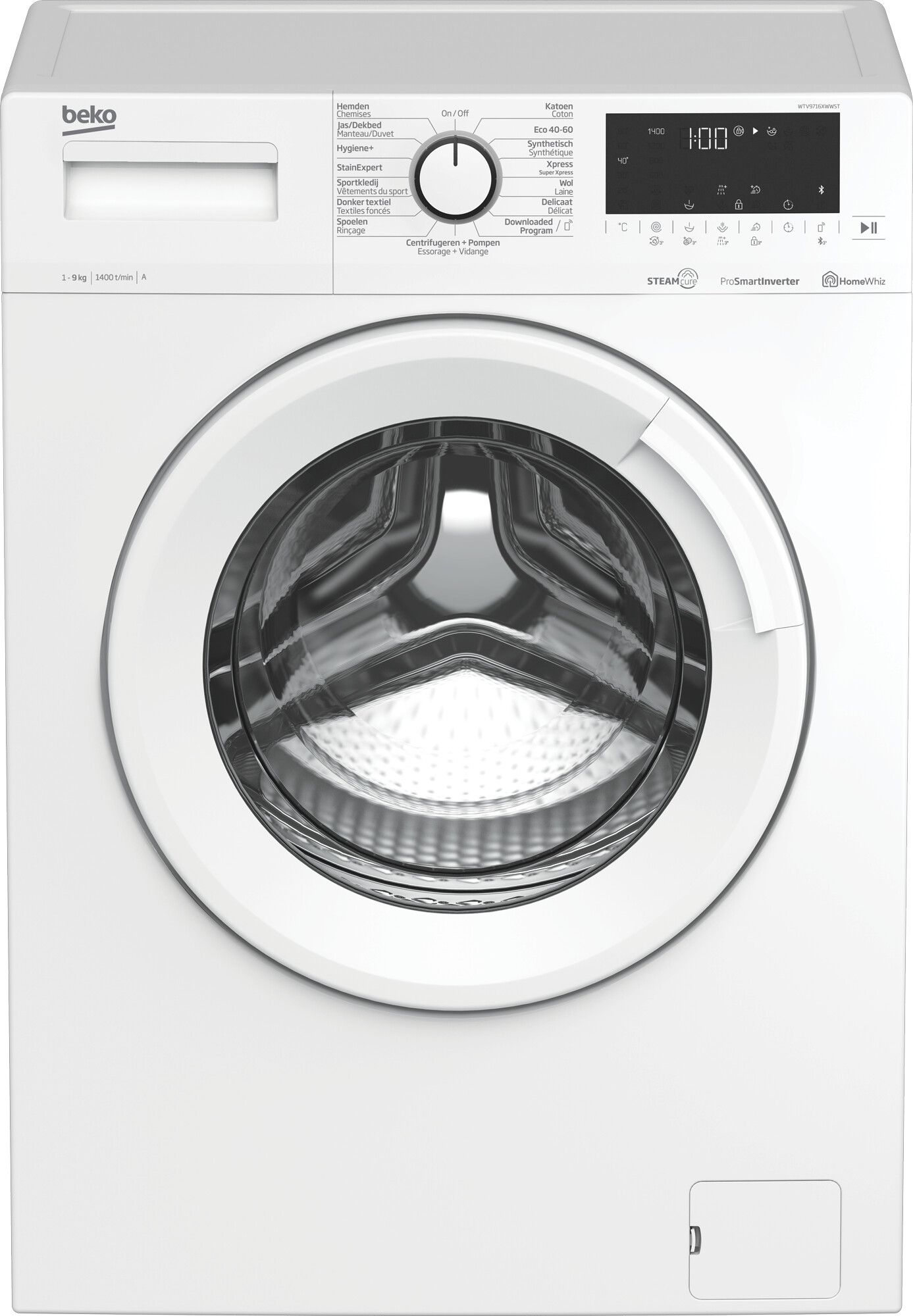 Beko WTV9716XWWST wasmachine afbeelding 1