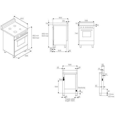 AM64C61CX-19 Bertazzoni afbeelding 2
