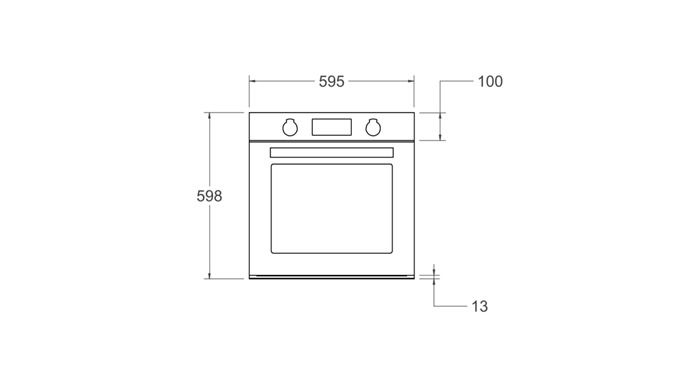 FMOD6093ESB1 Bertazzoni afbeelding 2
