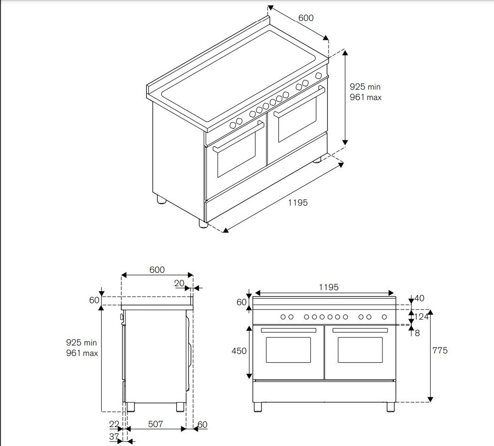 PRO125I2EXT Bertazzoni afbeelding 2