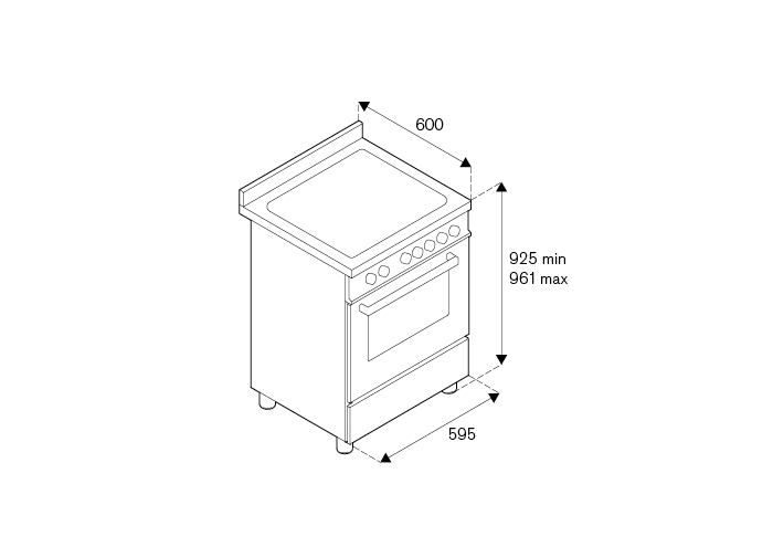 PRO64L1EROT2 Bertazzoni afbeelding 2