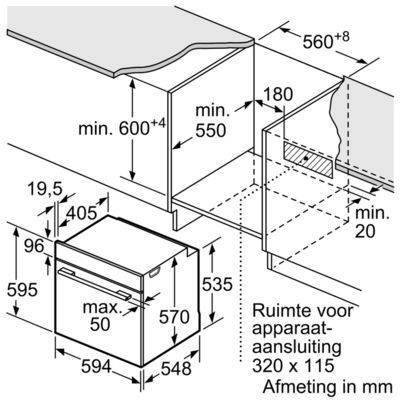 HBA554BS0 Bosch afbeelding 2