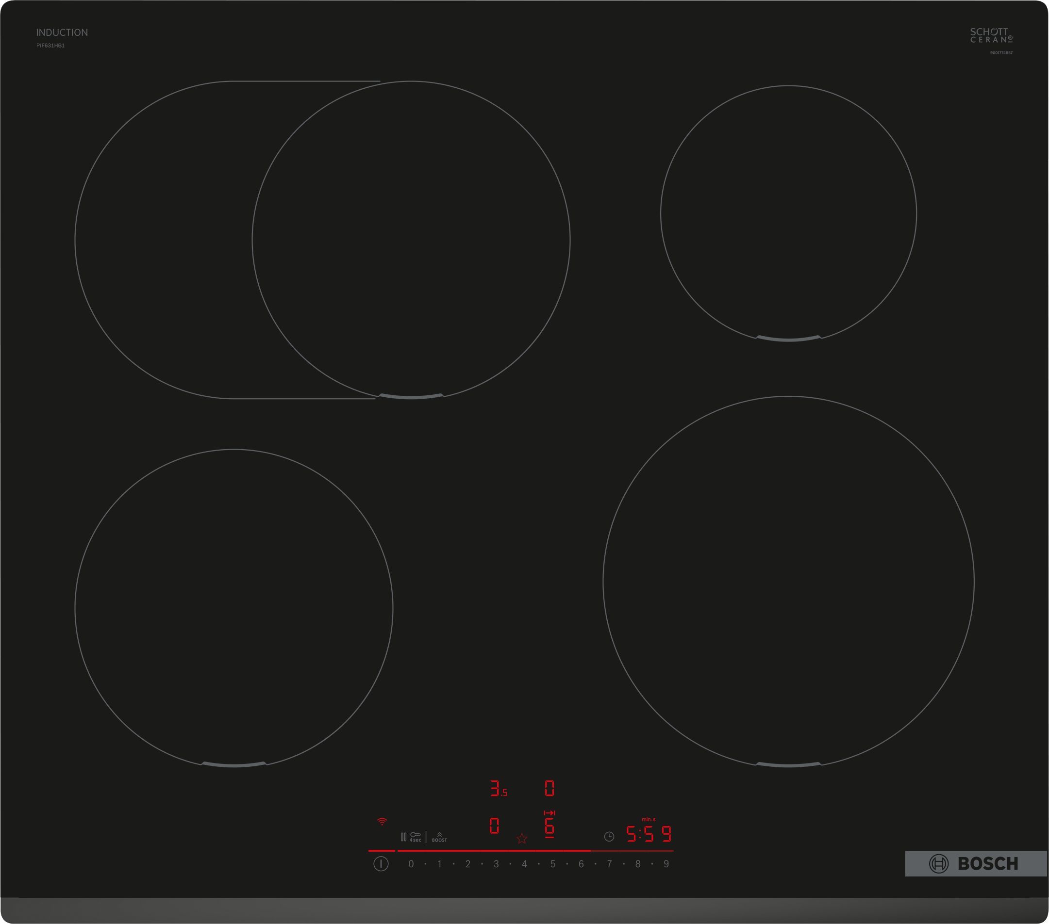 Bosch PIF631HB1E kookplaat afbeelding 1