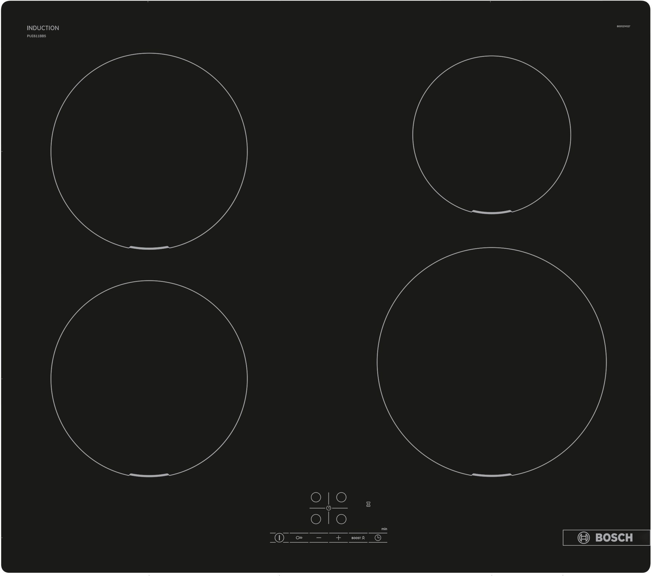 Bosch PUE611BB5D kookplaat afbeelding 1