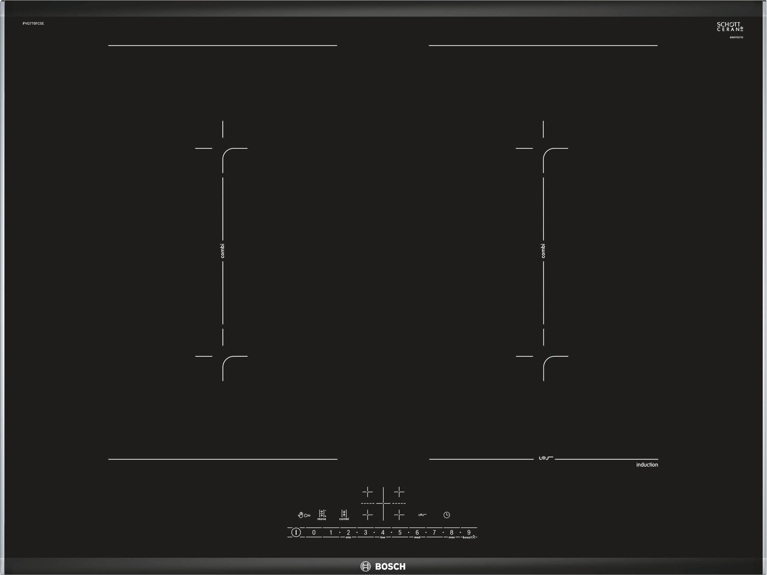 Bosch PVQ775FC5E kookplaat afbeelding 1
