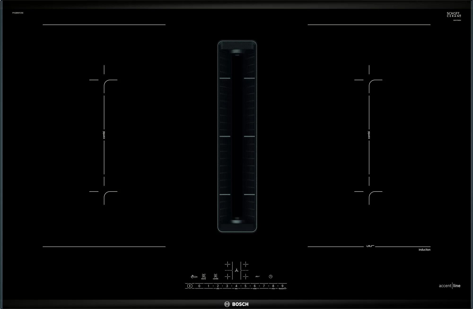 Bosch PVQ895F25E kookplaat afbeelding 1
