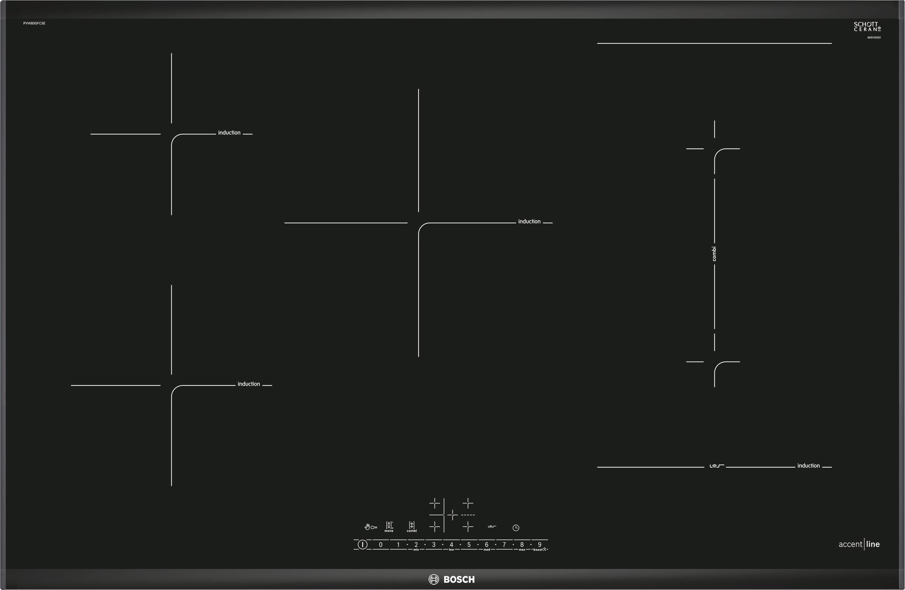 Bosch PVW895FC5E kookplaat afbeelding 1