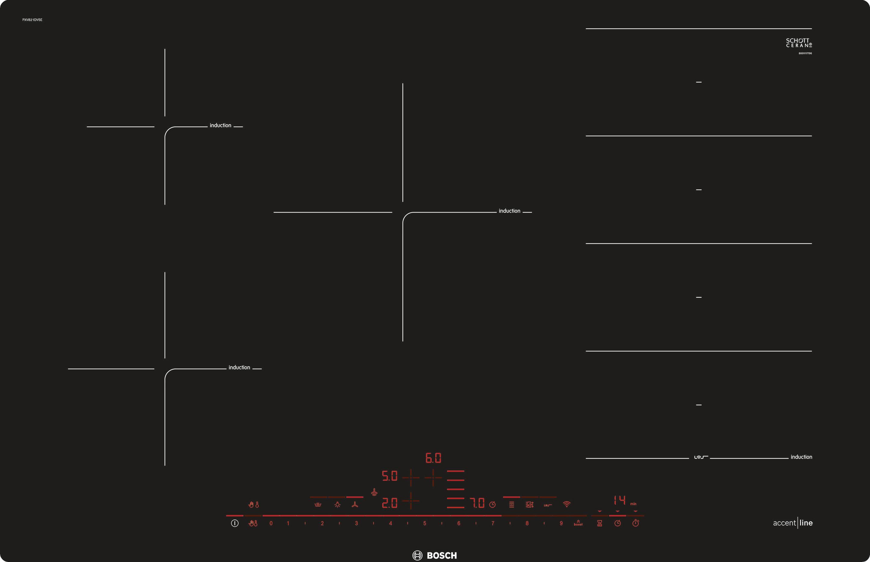 PXV821DV5E Bosch afbeelding 2