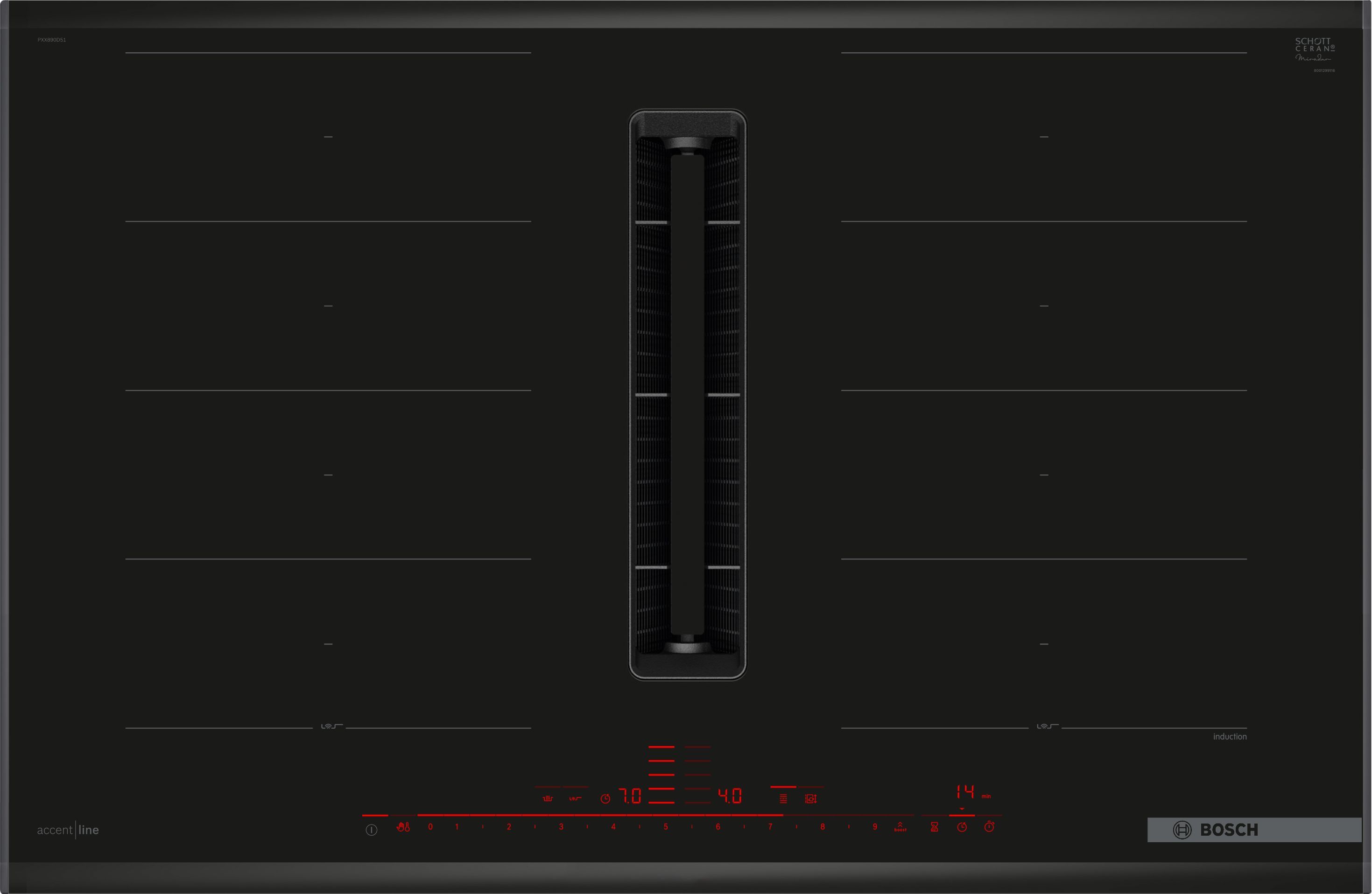 Bosch PXX890D51E kookplaat afbeelding 1