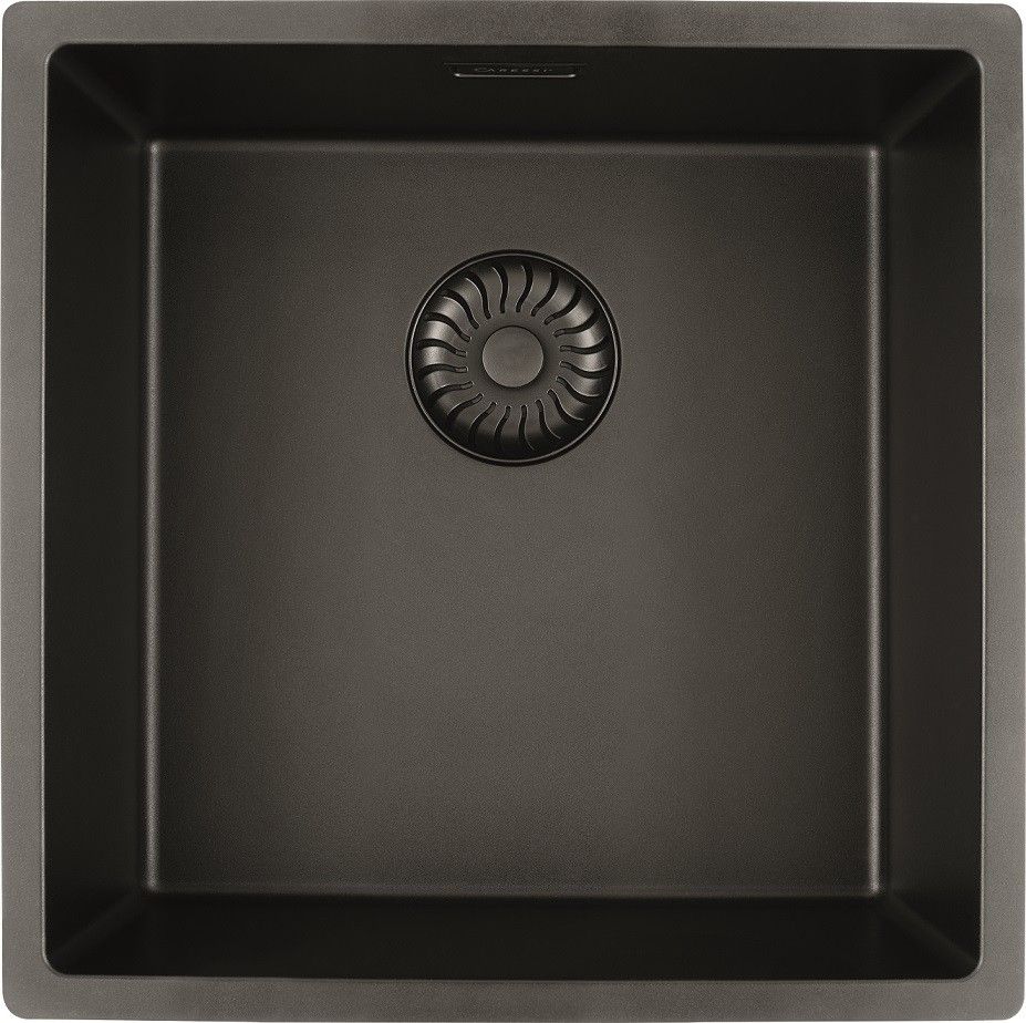 Caressi CAGRPP40BK-FL spoelbak afbeelding 1