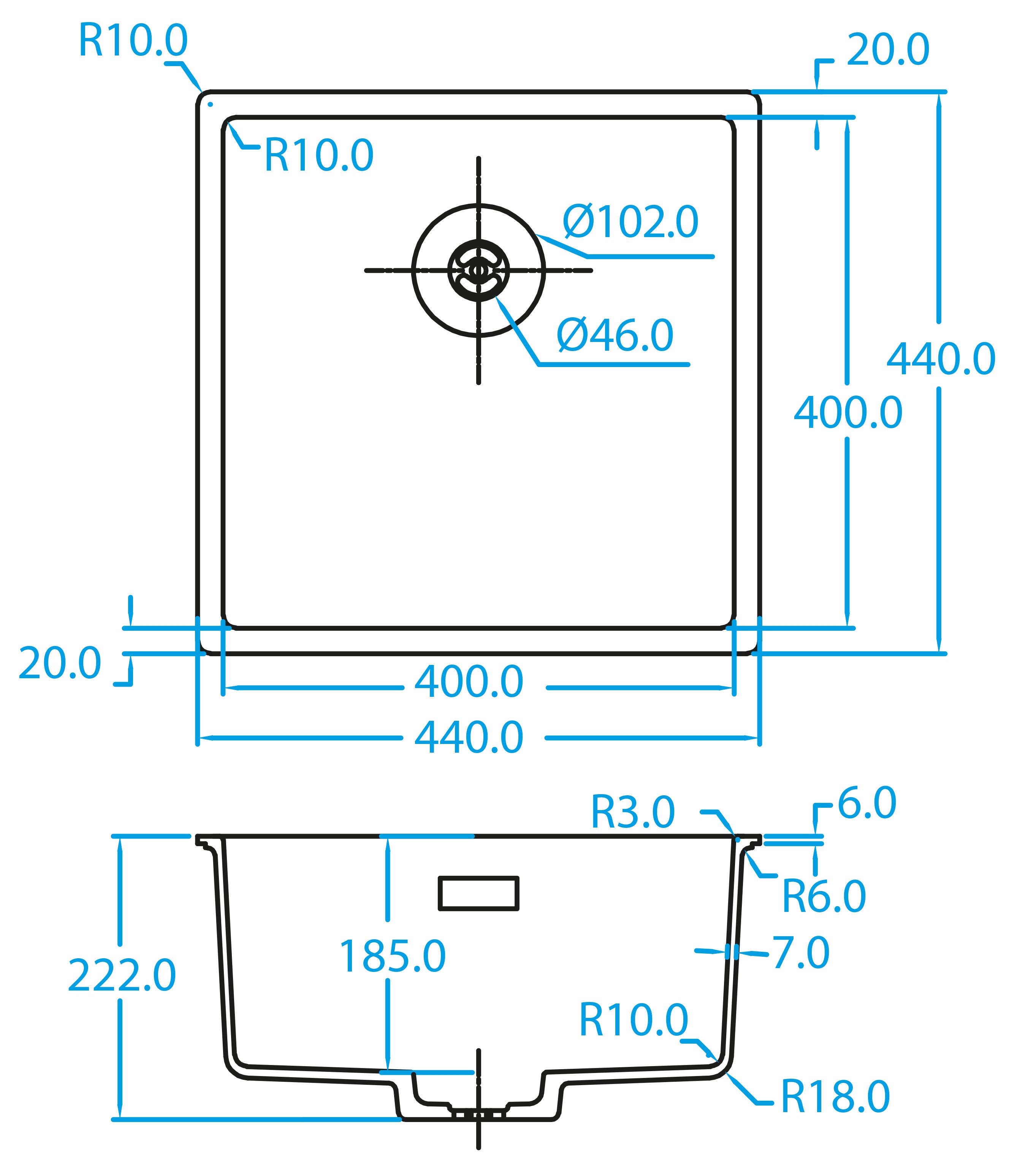 CAGRPP40WH-FL Caressi afbeelding 2