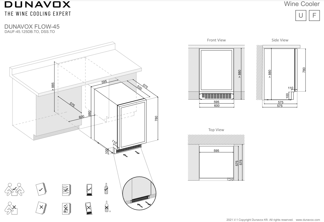 DAUF45125DCTO Dunavox afbeelding 2