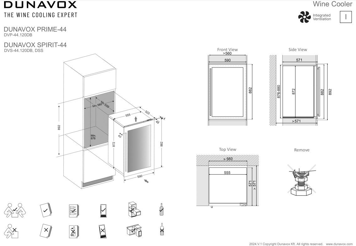 DVS44120DC Dunavox afbeelding 2