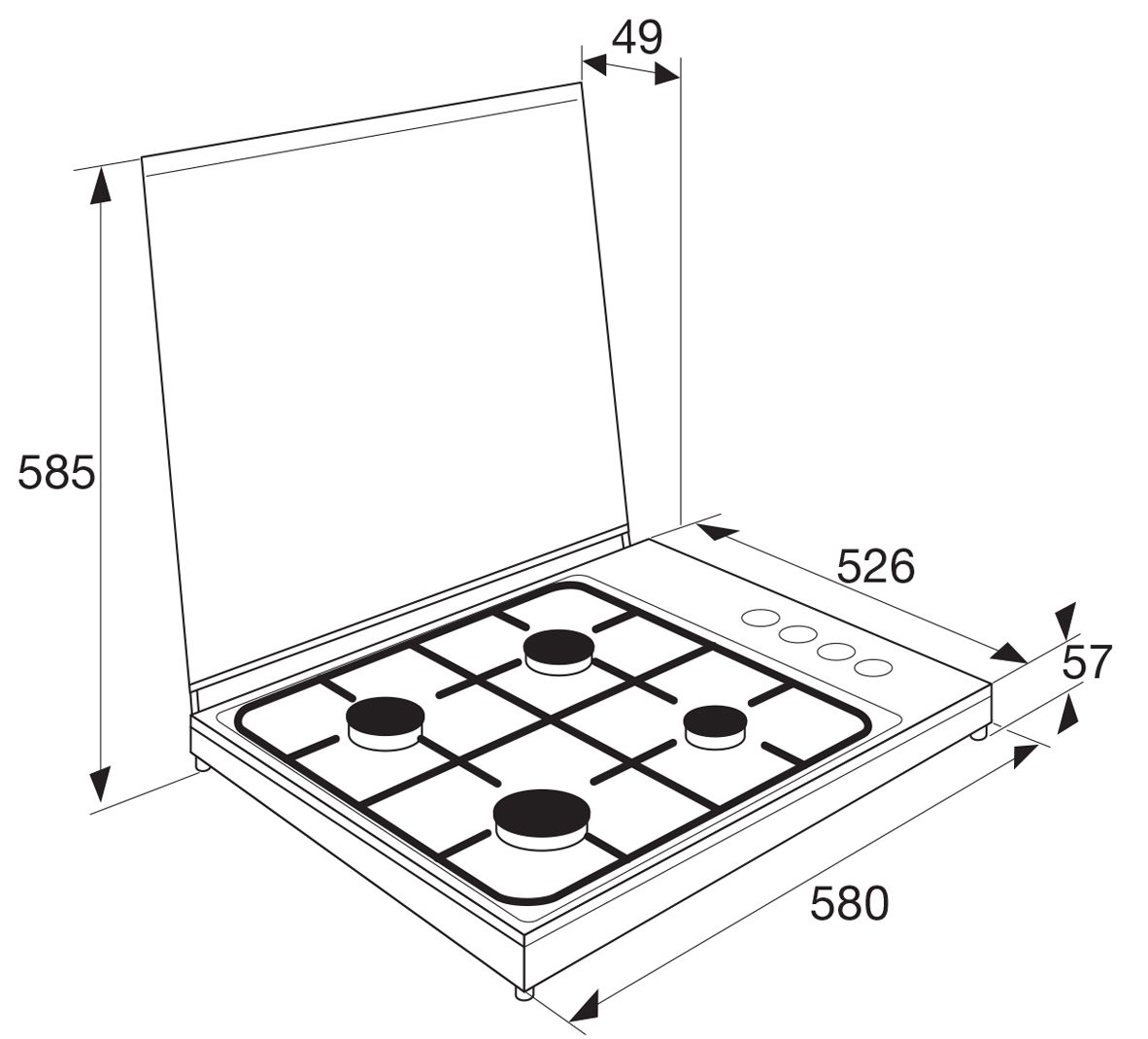 KGV358RVS Etna afbeelding 2