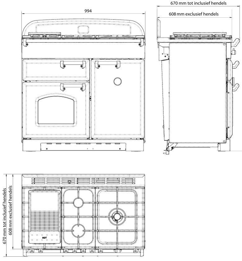 CDL100DFWH/B-EU Falcon afbeelding 2
