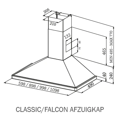 Falcon FHDC90SS/C foto 2