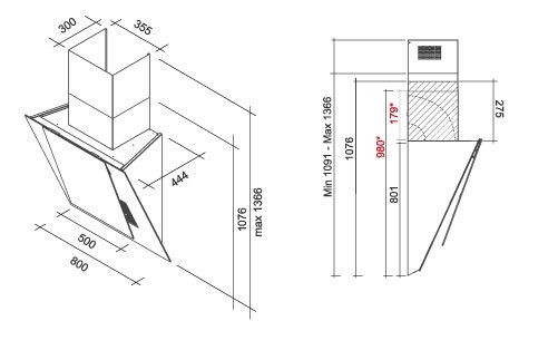 ARIA80W3W Falmec afbeelding 2