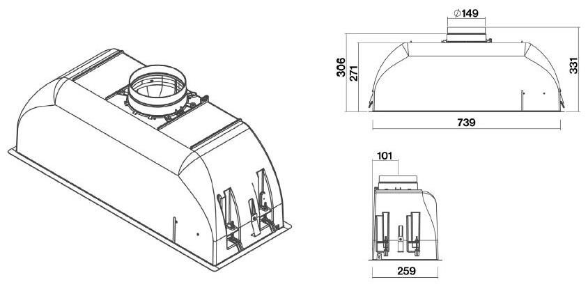 GRINC70GR Falmec afbeelding 2