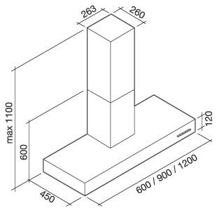 LINE120W3 Falmec afbeelding 2