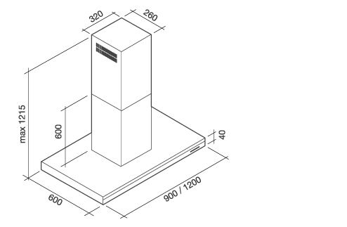LUMEN120E3 Falmec afbeelding 2