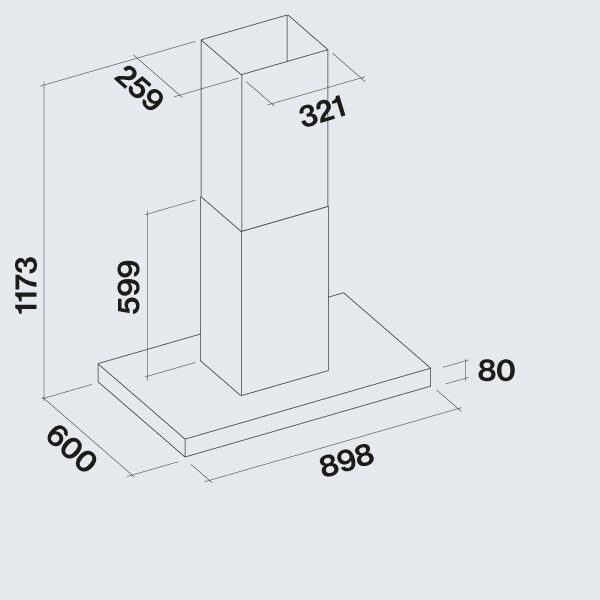 PLANE90END Falmec afbeelding 2