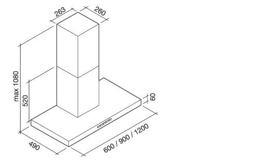 PLANE90W3 Falmec afbeelding 2