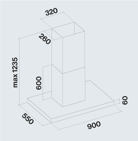 PLANEPLUS90E3BL Falmec afbeelding 2