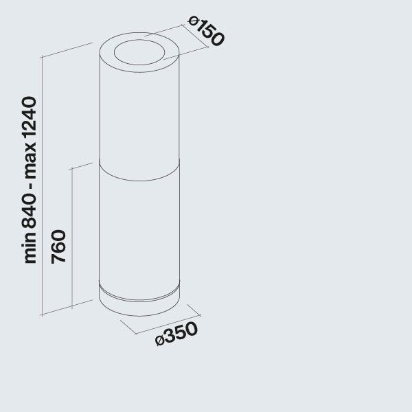 POLAR35E3BL Falmec afbeelding 2