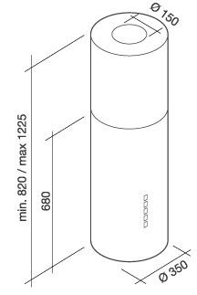 POLAR35E3W Falmec afbeelding 2