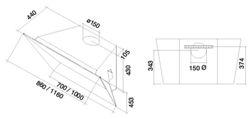 PRISM115BL Falmec afbeelding 2