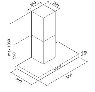 STREAM90W3 Falmec afbeelding 2